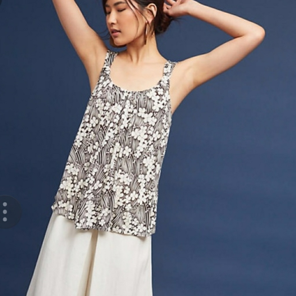 Anthropologie Vanessa Virginia Knotted shirt - Picture 2 of 8